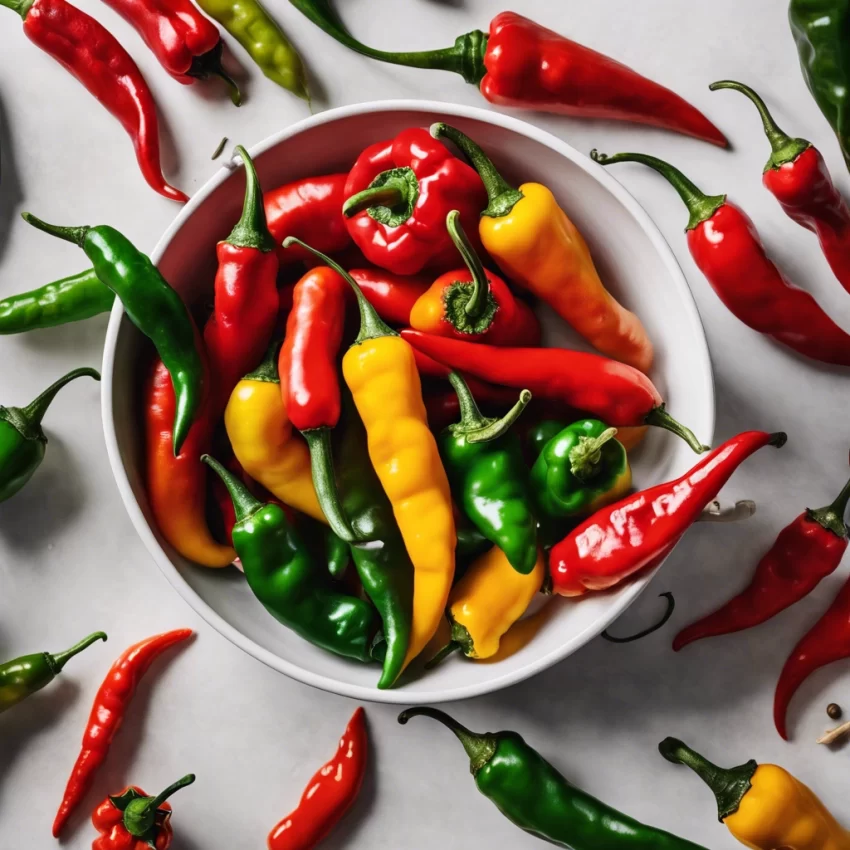 hot peppers