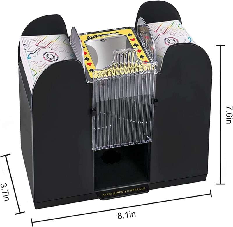 dimensions card shuffler