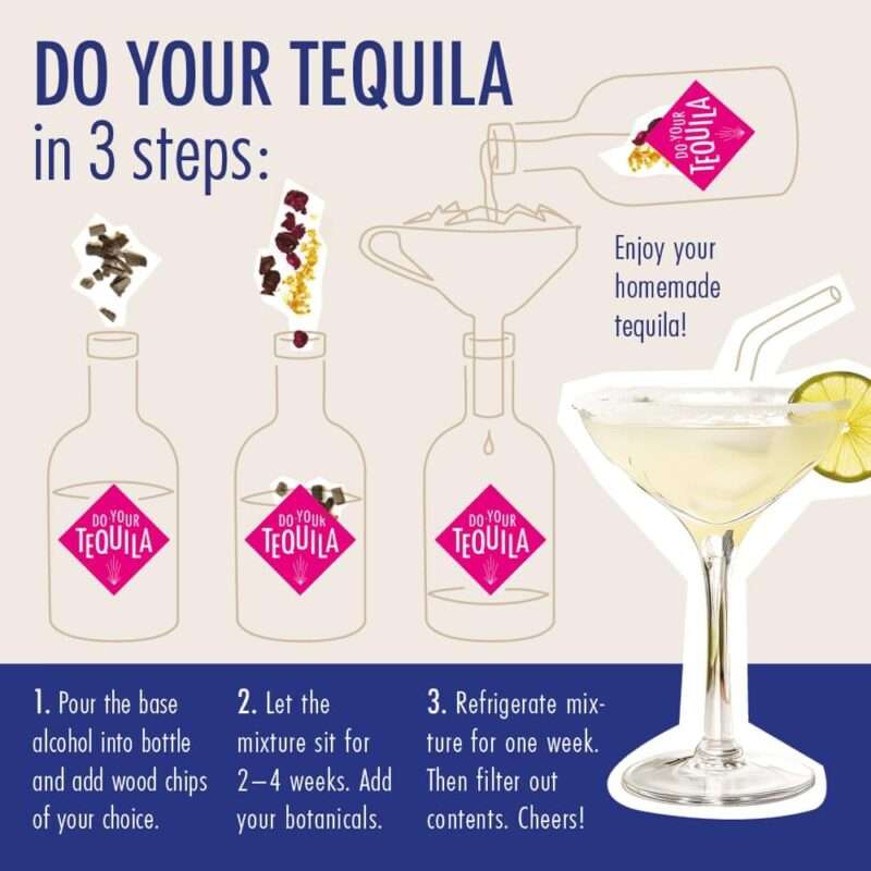 directions tequila infusion kit