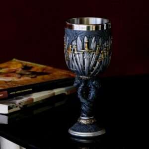 GOT Wine Goblet: Sip the Majestic Elixir of Dragons & Swords