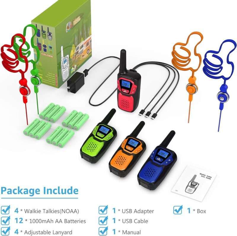 included in walkie talkie set