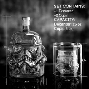 The Imperial Taste of the Stormtrooper Whiskey Decanter Set