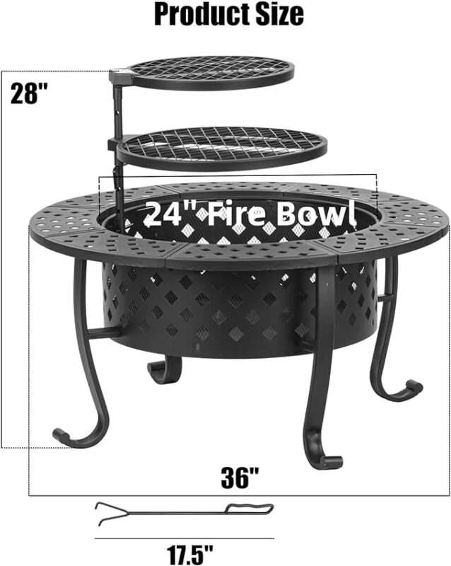 pit dimensions