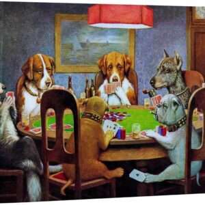 The Dogs Playing Poker Painting for the Ultimate Man Cave