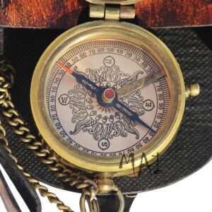 Navigate the Timeless Charm of an Engraved Pocket Compass