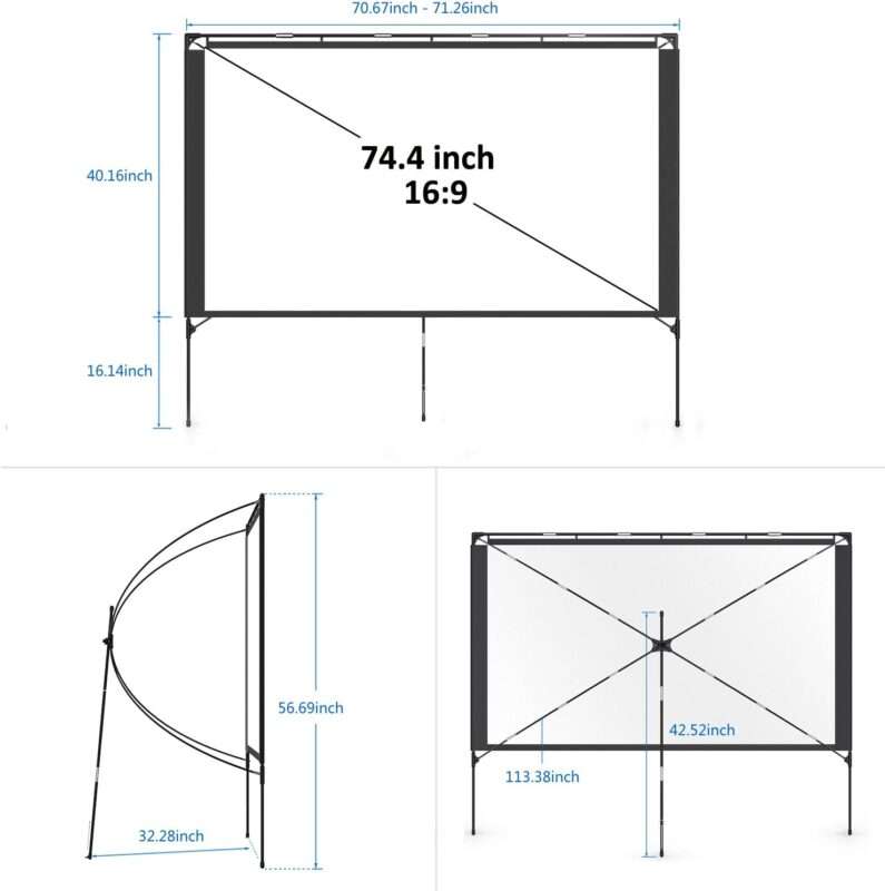 projector size