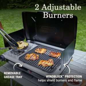 Cooking Companion Coleman 2-in-1 Tabletop Grill and Stove