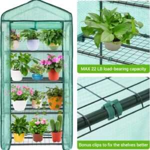 Versatile Mini Greenhouse: Indoor/Outdoor Gardening Stand