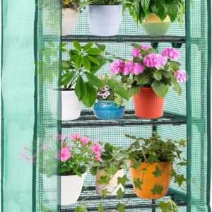 Versatile Mini Greenhouse: Indoor/Outdoor Gardening Stand