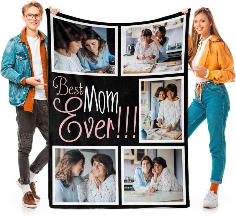 personalized photo blanket