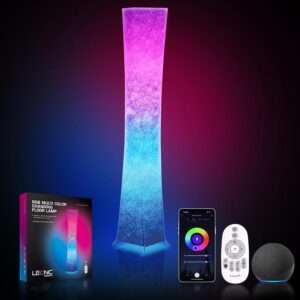 Smart RGB LED Lamp: Multi Color, Alexa & Google Compatible