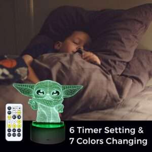 The 4-in-1 3D Star Wars Night Light: Illuminate Your Galaxy