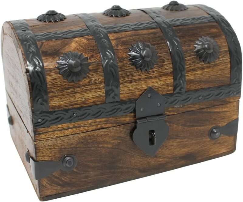 wooden treasure chest