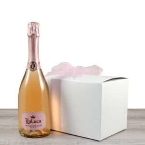 Prosecco Rosé & Baby Girl Bouquet – the Perfect Newborn Gift