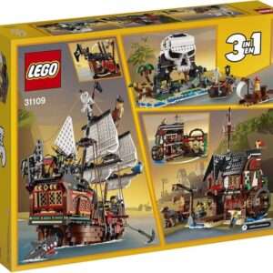 3 Pirate LEGO Building Adventures: Ship, Inn & Skull Island