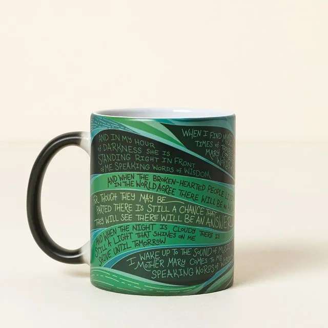 Retro Color-Changing Mugs, Lennon & McCartney Magic Lyrics - Image 3