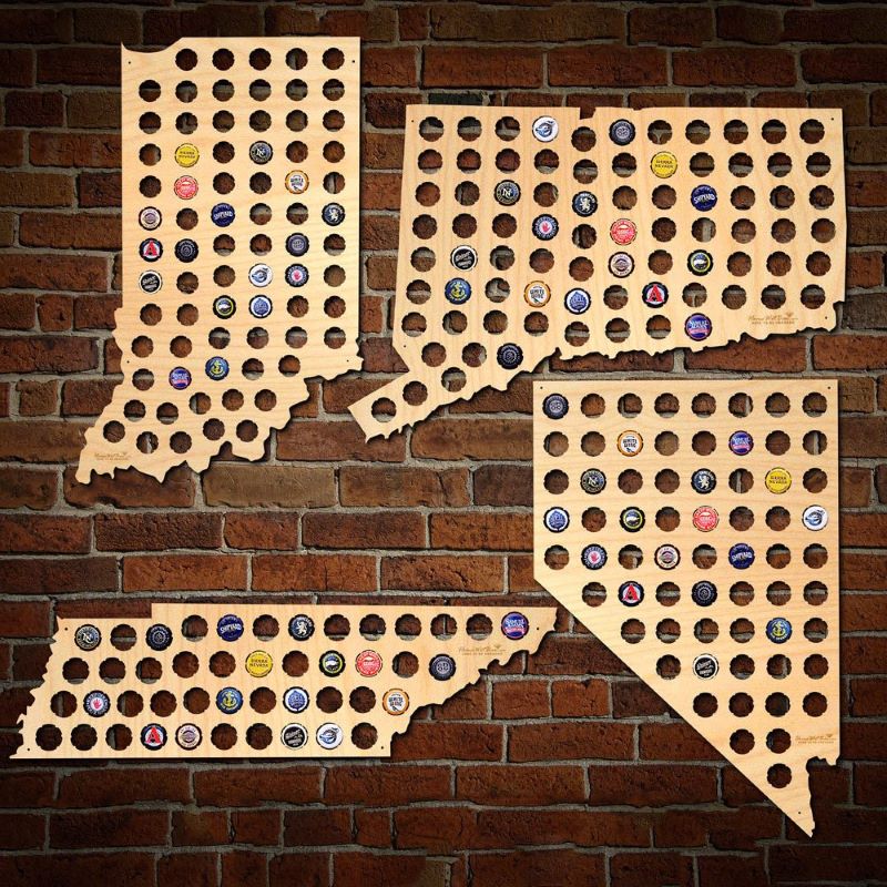 Hometown Hops: Custom Beer Cap Map of Your Home State - Image 4