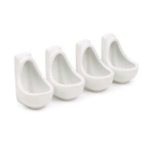 Funny Urinal Shot Glass Set: Cheers to the Throne