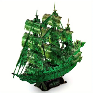 Glow-in-the-Dark Flying Dutchman 3D Puzzle: Haunted Pirate Ship