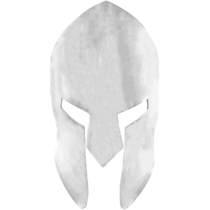 Spartan Facial Battle Mask – 20 Gauge Polished Steel