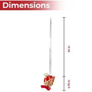 Basket-Hilted Scottish Broad Sword Replica – Brass Guard