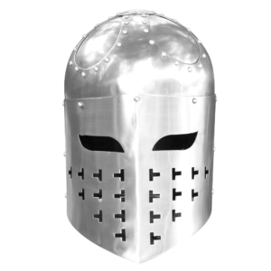 Fully Functional Sugarloaf Steel Helmet – 20g Medieval Armor