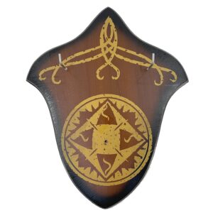 Universal Hardwood Sword Display Plaque – Large Wall Mount