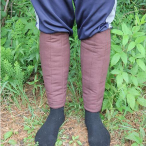 Medieval Padded Greaves – Flank Defense Leg Armor