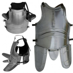15th Century Knight Cuirass and Tassets Armor Set – 18g Steel