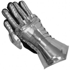 Medieval Gothic Knight Gauntlets – 18g Steel Armor Gloves