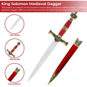 King Solomon Ceremonial Dagger – Star of David Edition