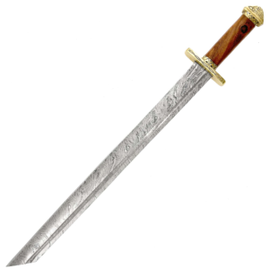 Valhalla Oath Viking Lang Saex Damascus Sword