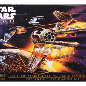 Jedi Starfighter vs Droid Fighters Model Kit 1/48