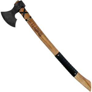 Wolf Heathen Odin-Bound Viking Battle Axe